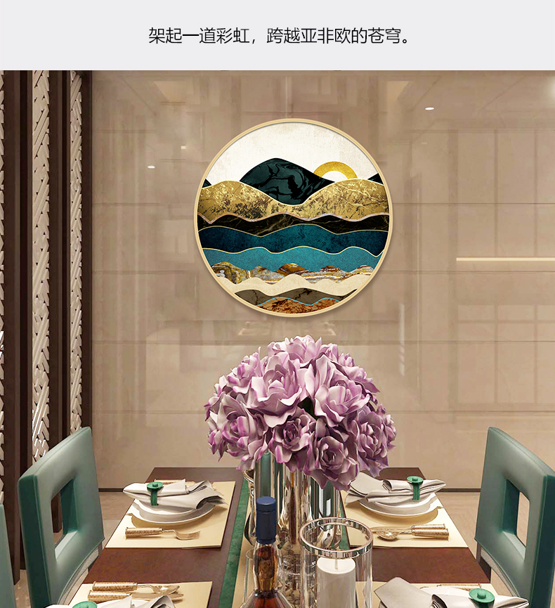 現(xiàn)代簡約客廳辦公室裝飾畫 書房玄關(guān)晶瓷畫 純手繪油畫 絲綢之路系列二