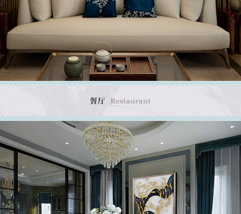 輕奢玄關(guān)裝飾畫 實(shí)物畫 餐廳壁畫 客廳組合掛畫 墻畫 遨游