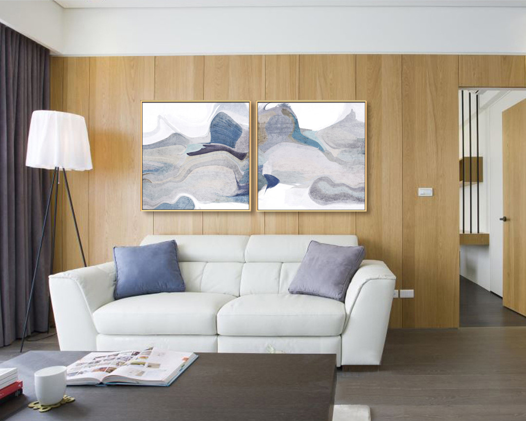 現(xiàn)代簡(jiǎn)約抽象系列壁畫 餐廳裝飾畫玄關(guān)掛畫 晶瓷畫 雙拼系列7