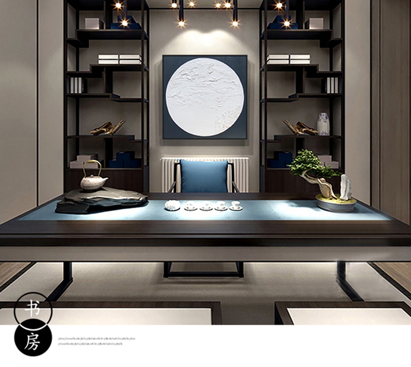 抽象客廳裝飾畫 書房原創(chuàng)純手繪抽象畫 玄關(guān)環(huán)保PS框掛畫 抽象畫5