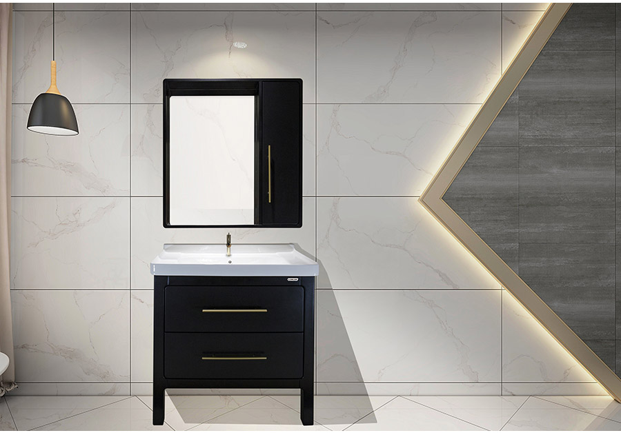 落地式陶瓷浴室柜,現(xiàn)代簡約實木浴室柜,GOHGOH浴室柜