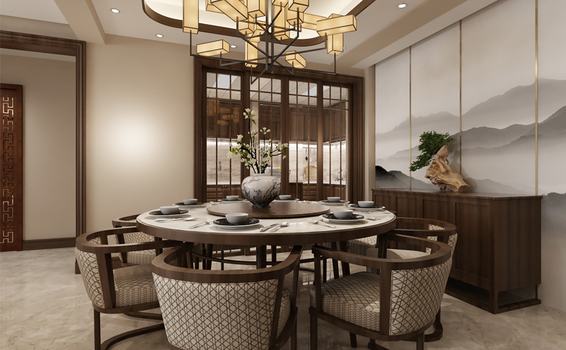 遼陽樓房裝修設(shè)計(jì) 中式復(fù)古風(fēng)