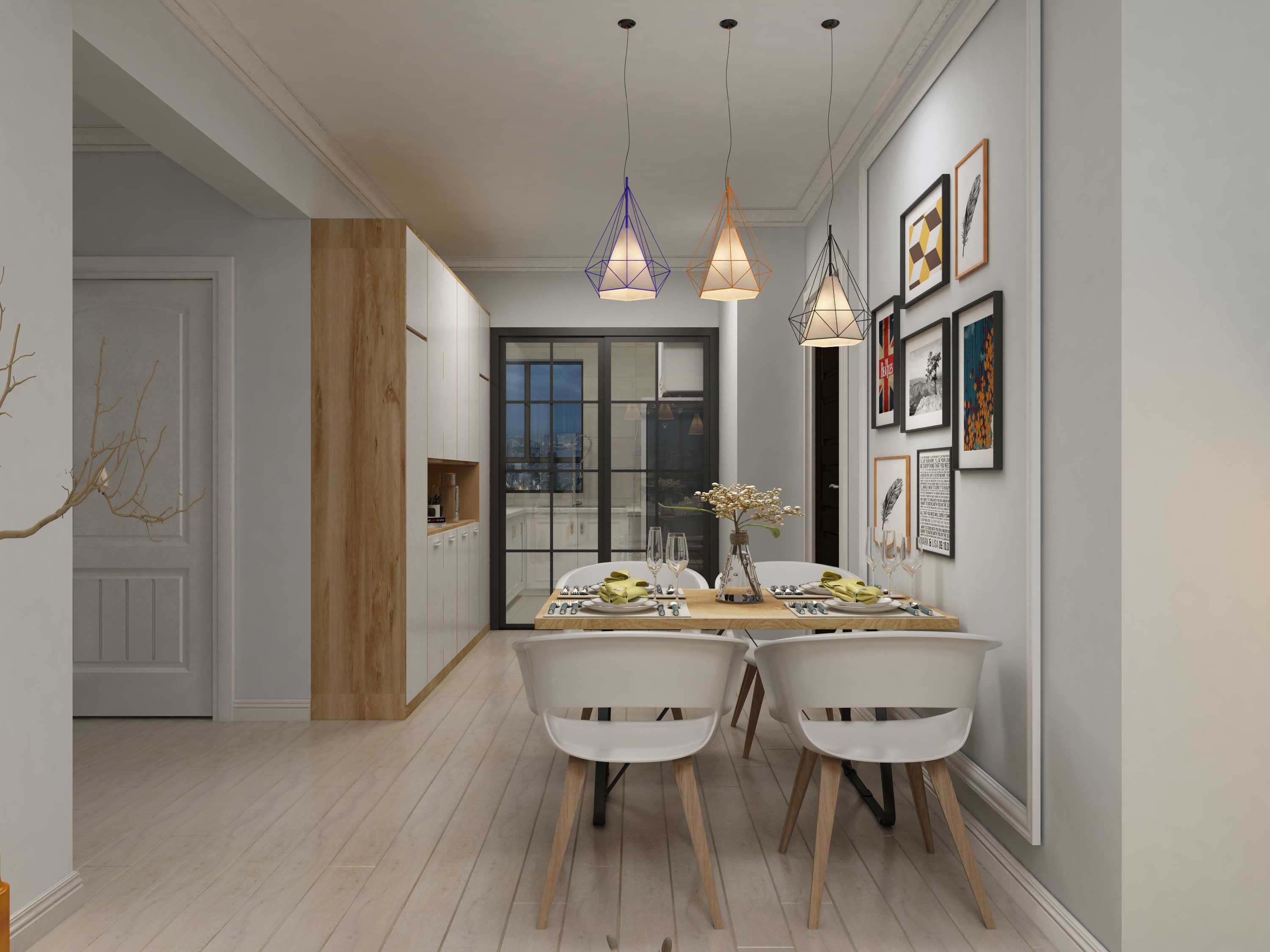 遼陽(yáng)現(xiàn)代簡(jiǎn)約風(fēng)格裝修案例欣賞