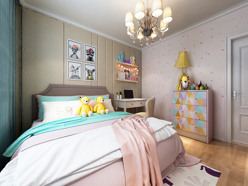 遼陽簡歐式裝修效果案例賞析